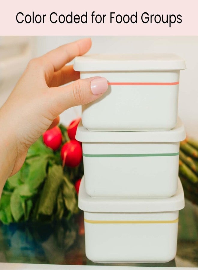 Uba Portion Control Containers (PORCELAIN) for Diet Meal Prep and Storage (1 Pack) - Image 3